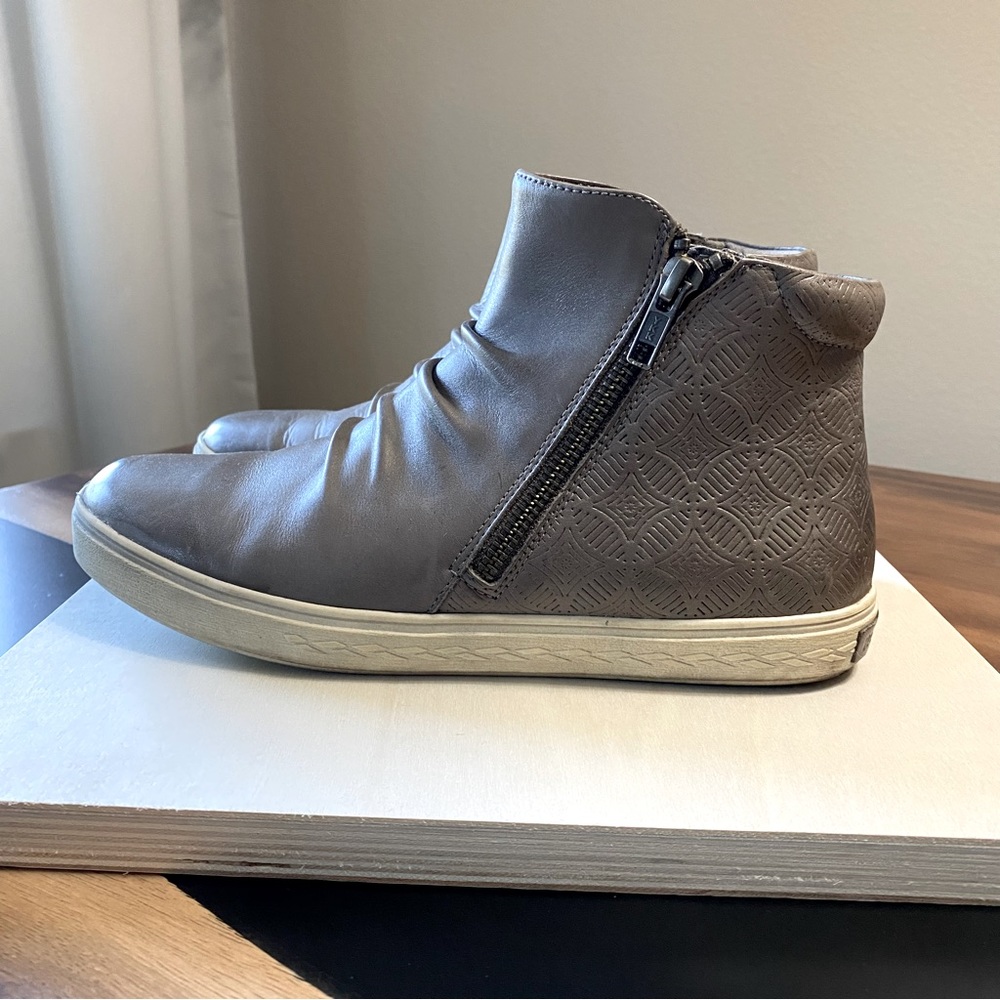 ROCKPORT COBB HILL Willa High Slipon GreyLeather